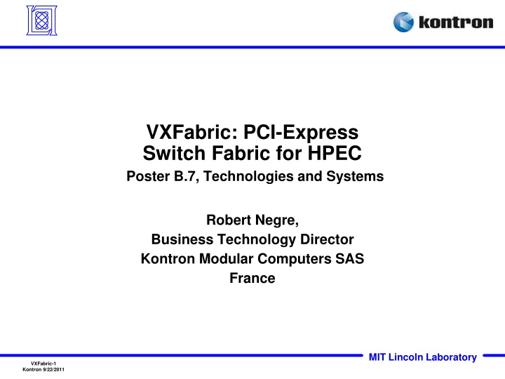 vxfabric pci express switch fabric for hpec