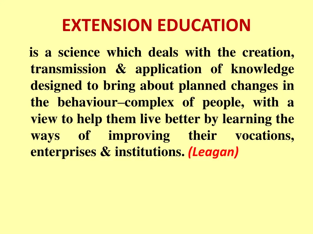 extension education 2