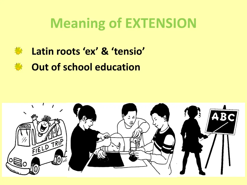 meaning of extension
