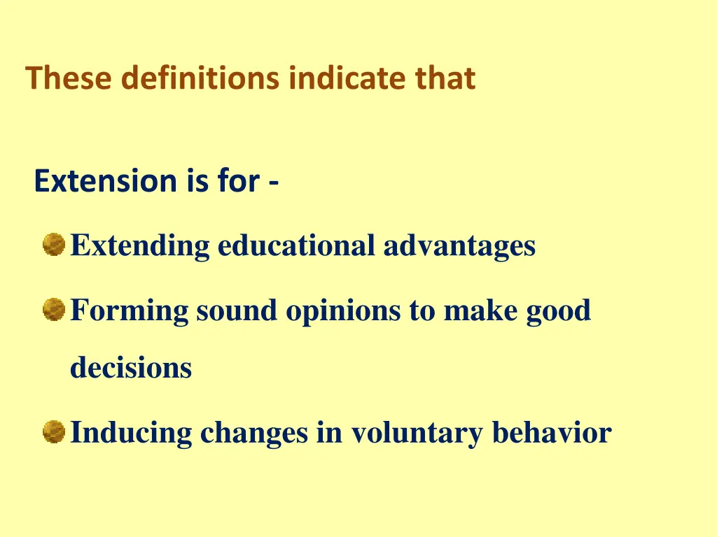 these definitions indicate that