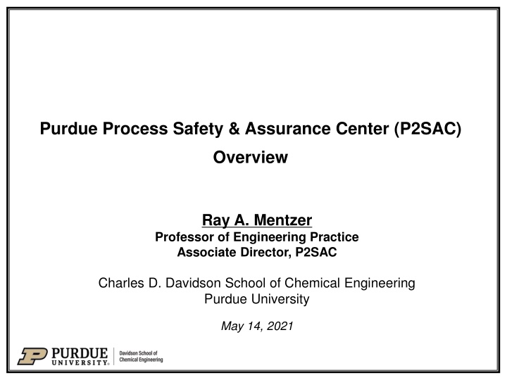 purdue process safety assurance center p2sac