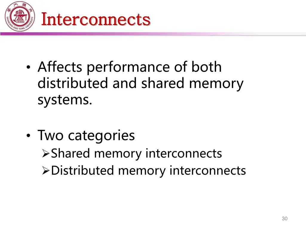 interconnects interconnects