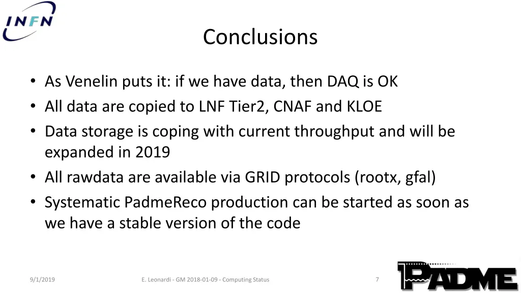 conclusions