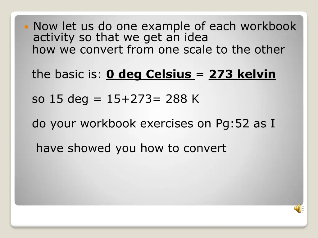 now let us do one example of each workbook