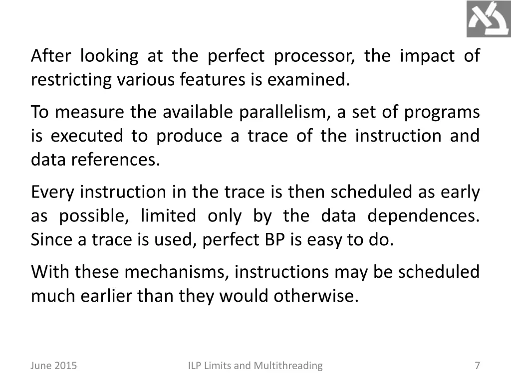 after looking at the perfect processor the impact