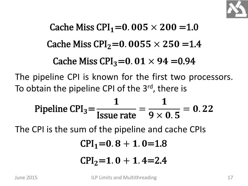 cache cache miss 1