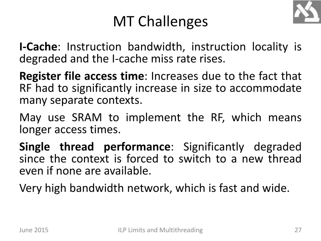 mt challenges