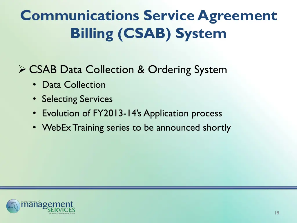 communications service agreement billing csab