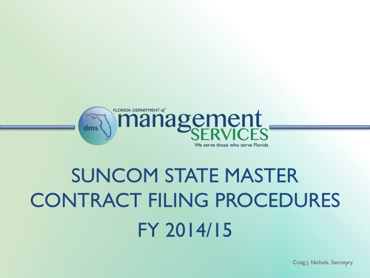 suncom state master contract filing procedures
