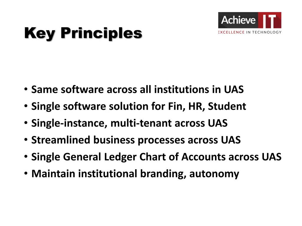 key principles