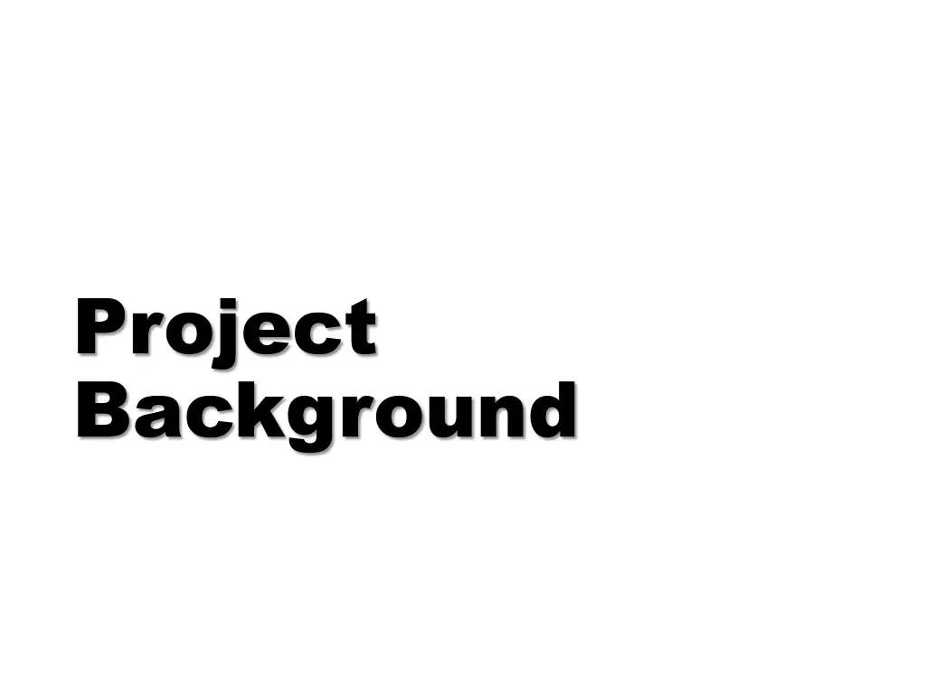 project background