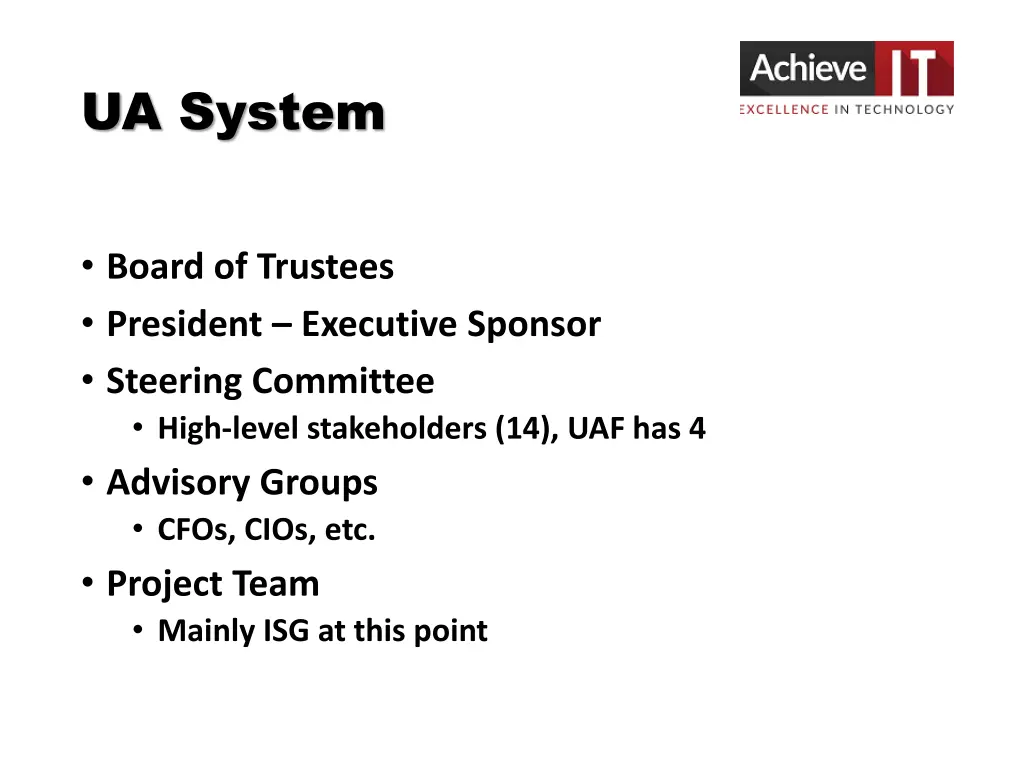 ua system