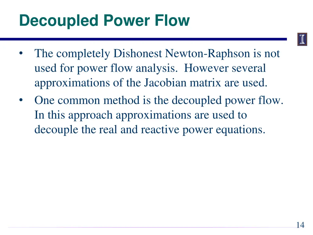 decoupled power flow