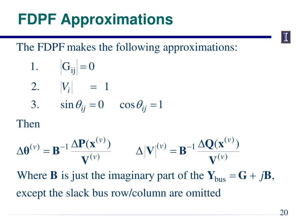 fdpf approximations