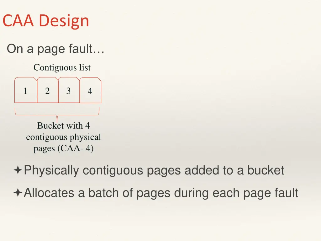 caa design