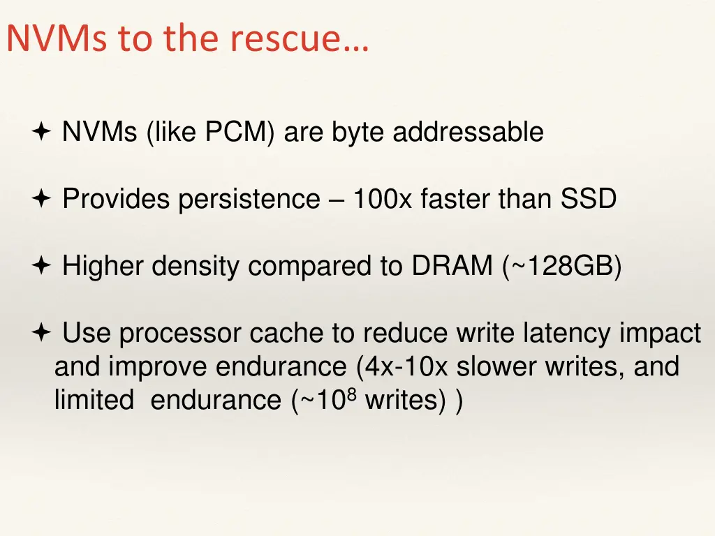 nvms to the rescue
