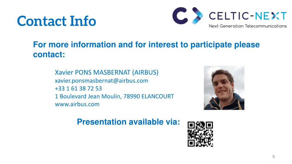 contact info
