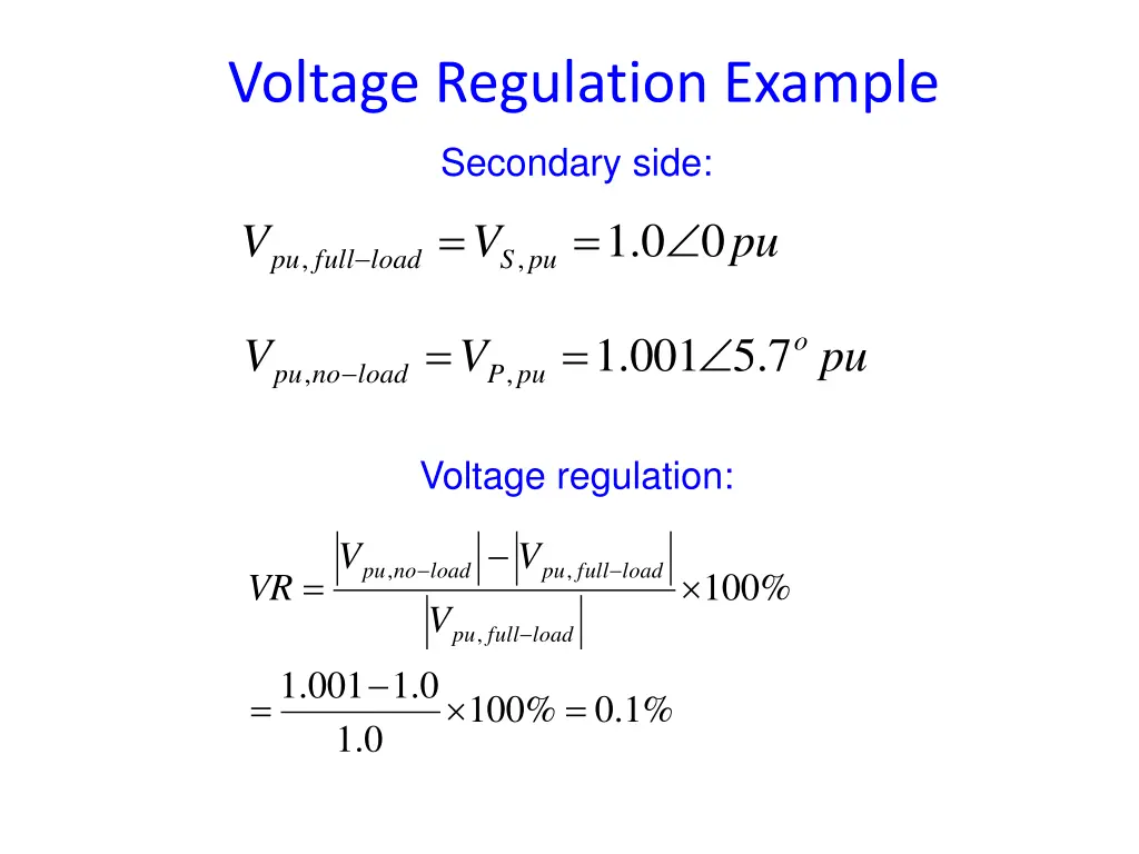 voltage regulation example 2