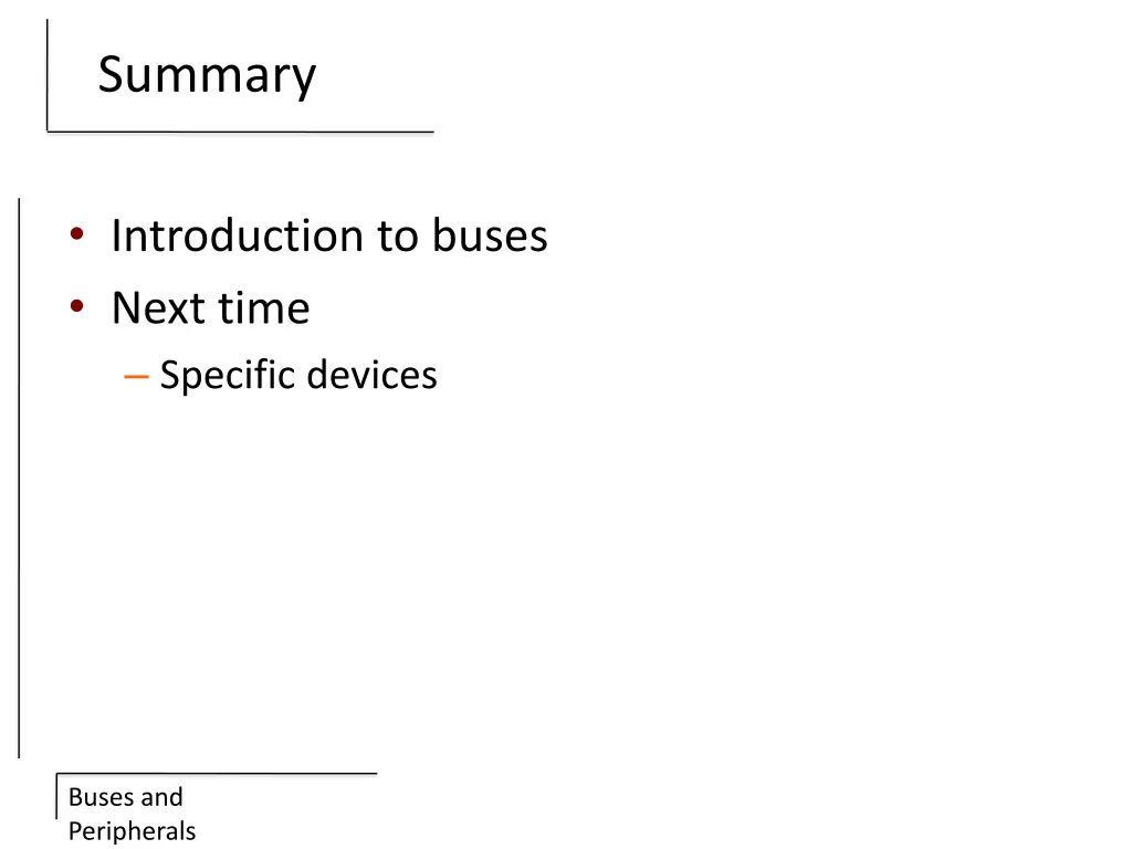 summary