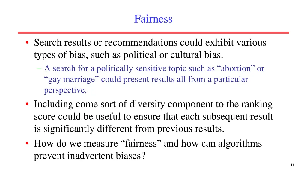 fairness