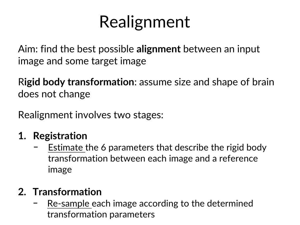 realignment