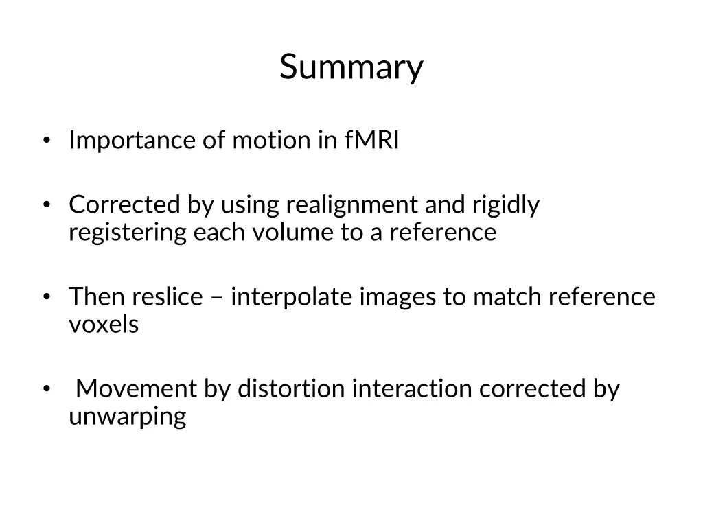 summary