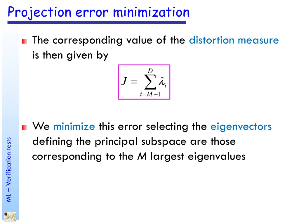 projection error minimization 3