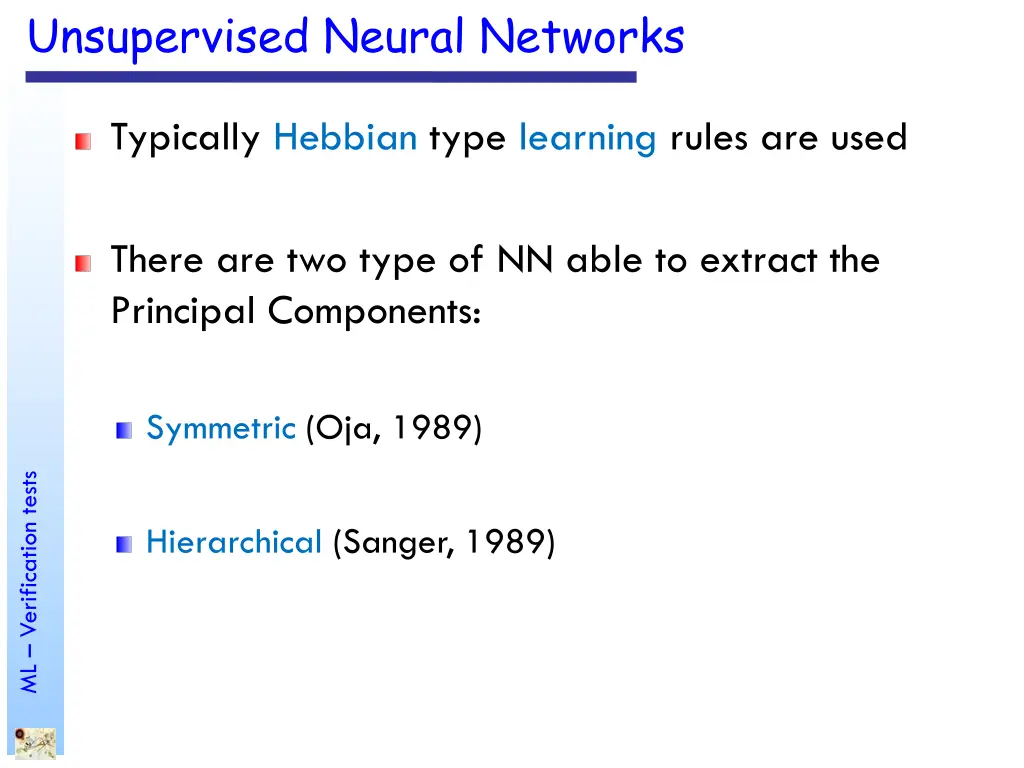 unsupervised neural networks