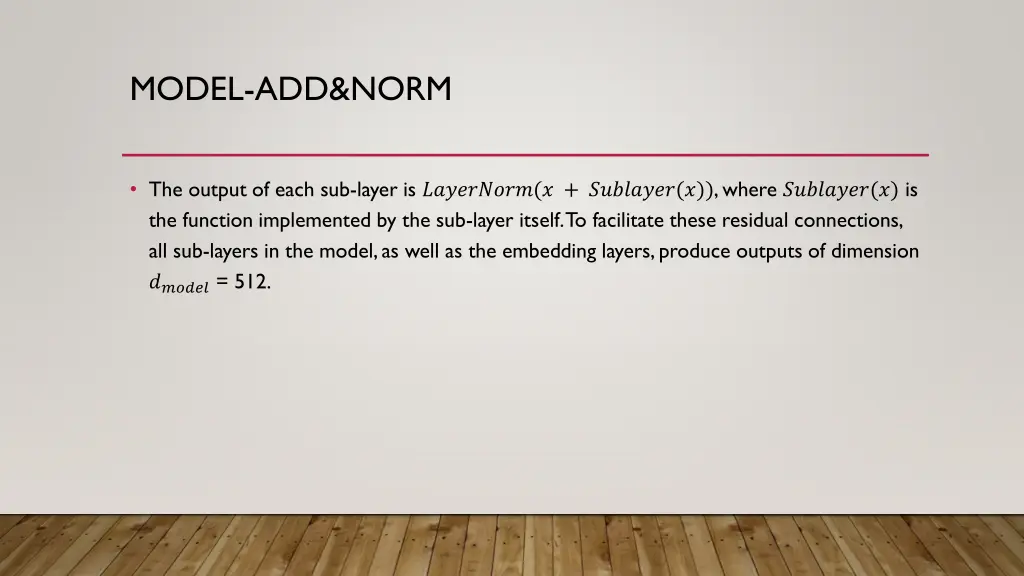 model add norm