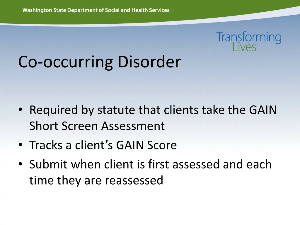 co occurring disorder