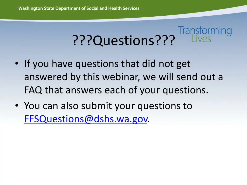 questions