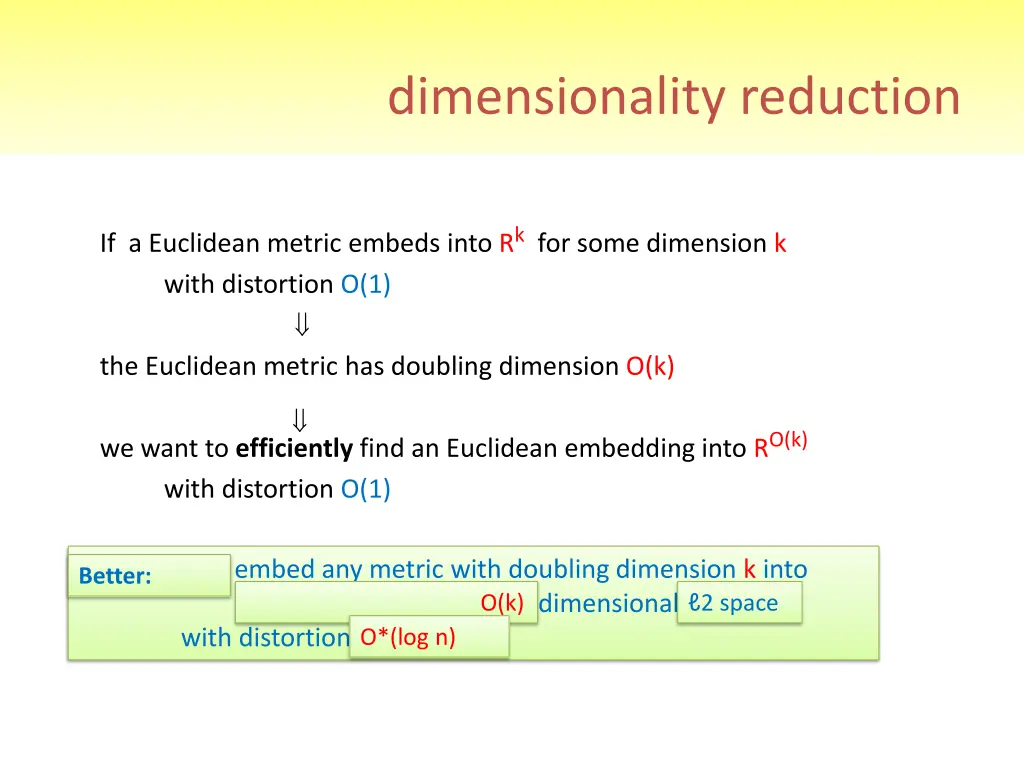 dimensionality reduction 2