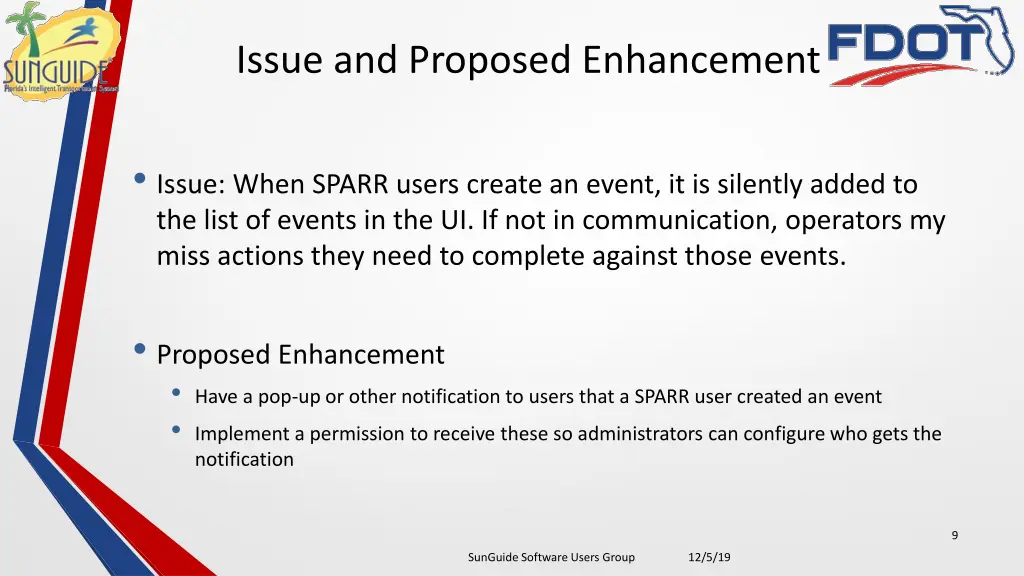 issue and proposed enhancement 2