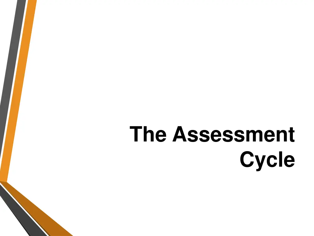 the assessment