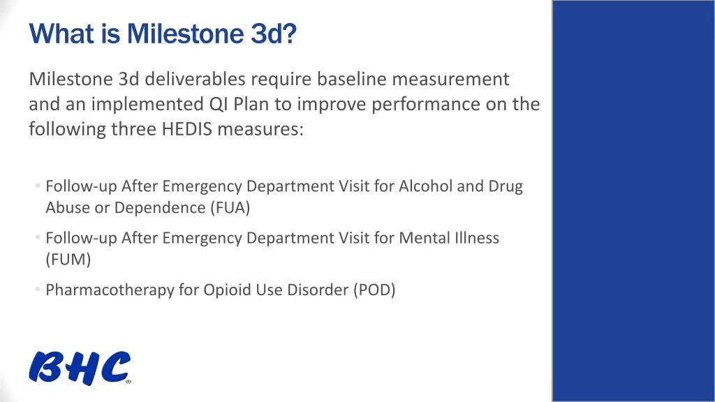 what is milestone 3d