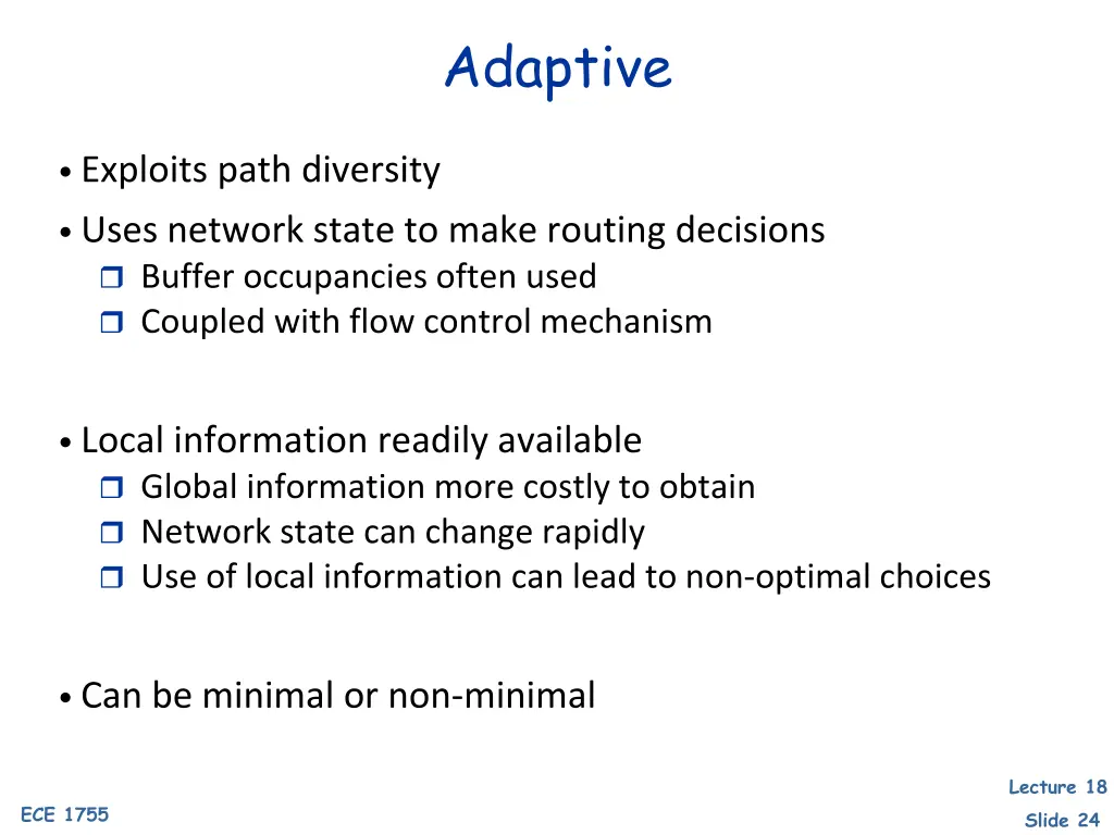 adaptive