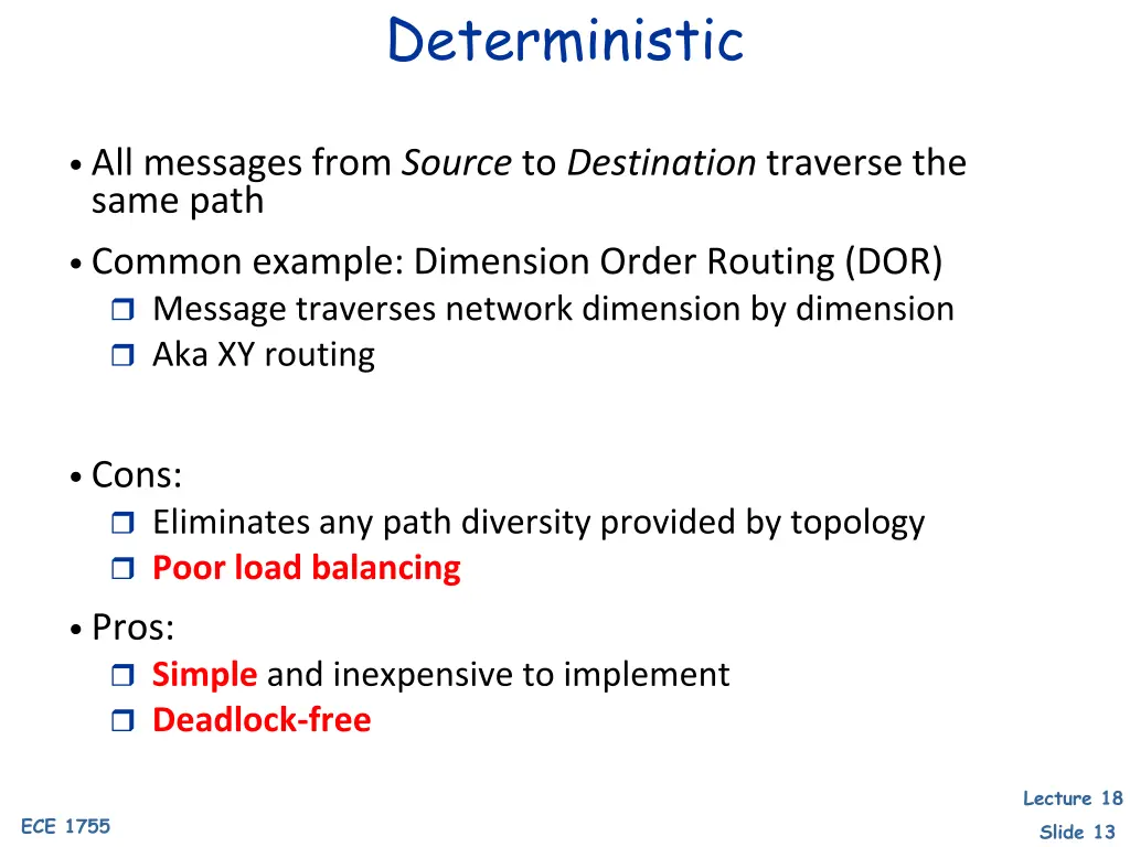 deterministic