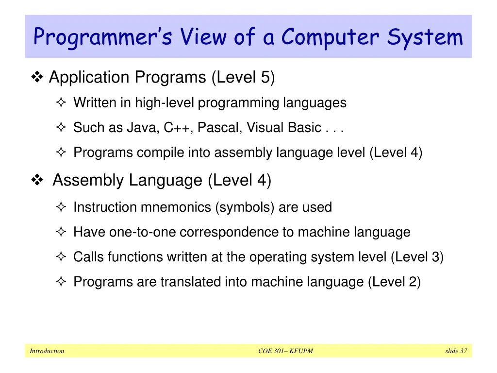 programmer s view of a computer system 1