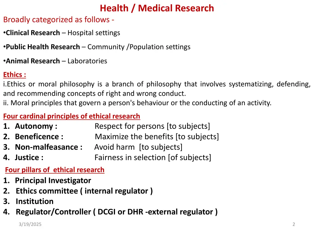 health medical research
