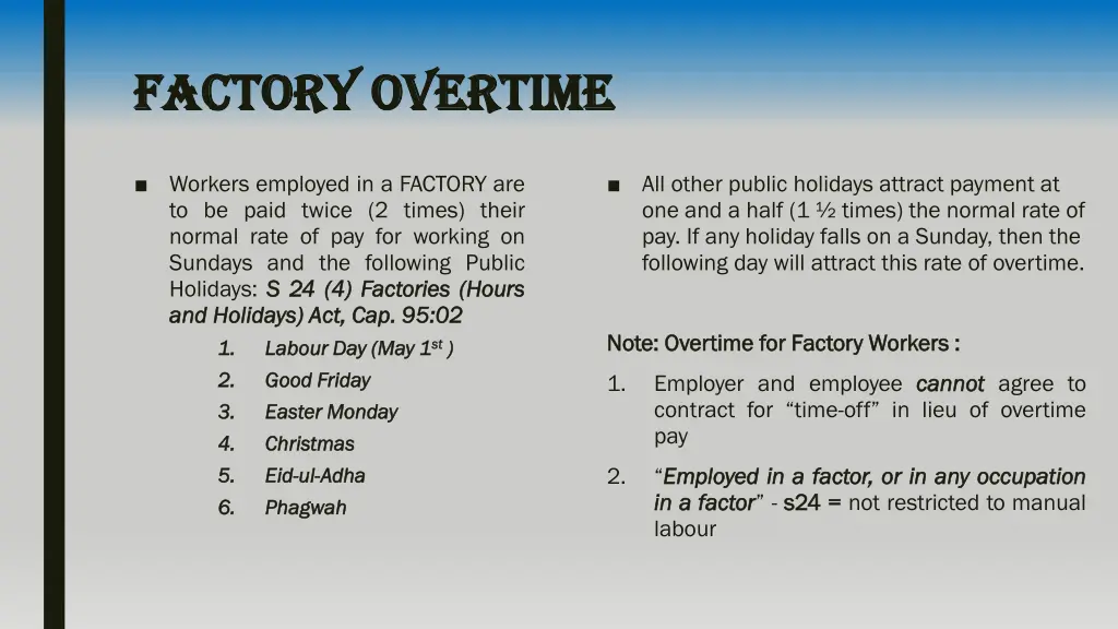 factory overtime factory overtime