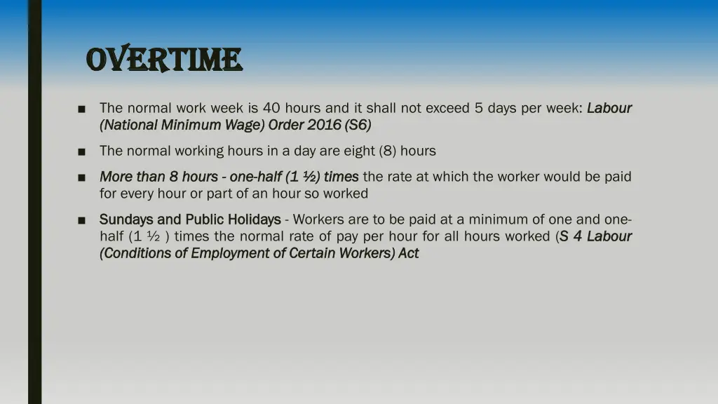 overtime overtime