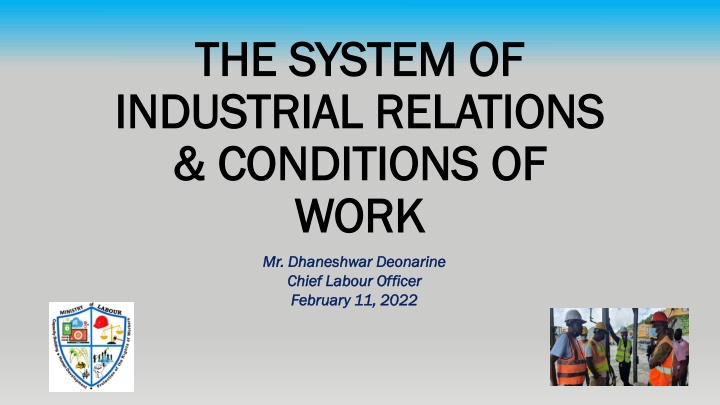 the system of the system of industrial relations
