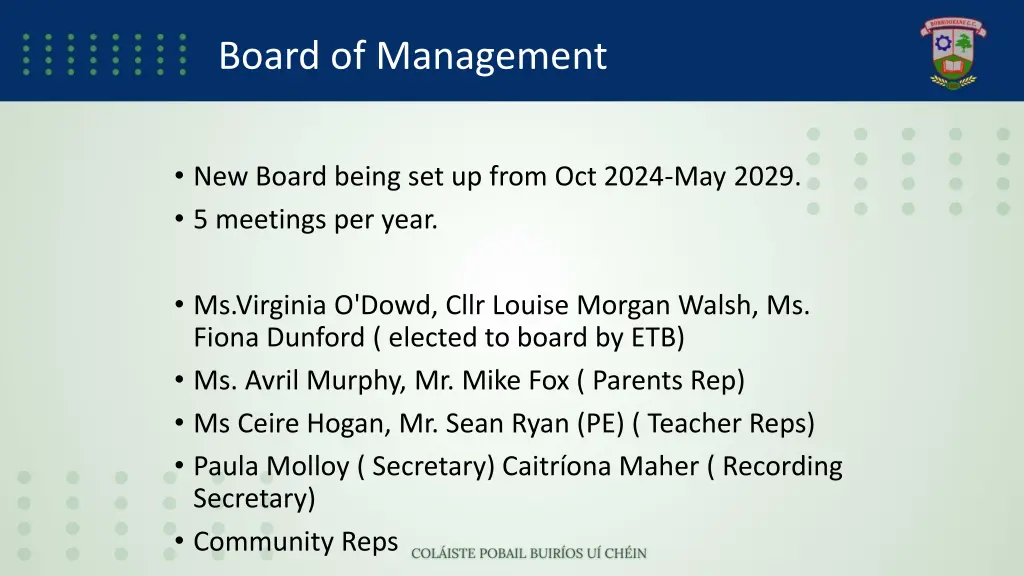 board of management