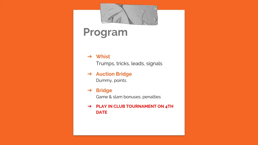 program