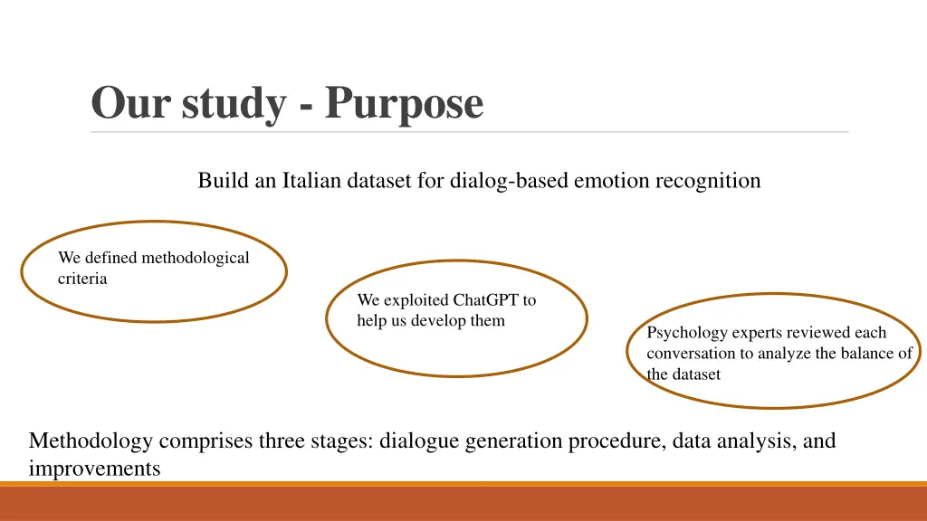 our study purpose