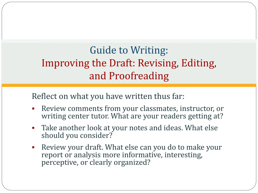 guide to writing 2