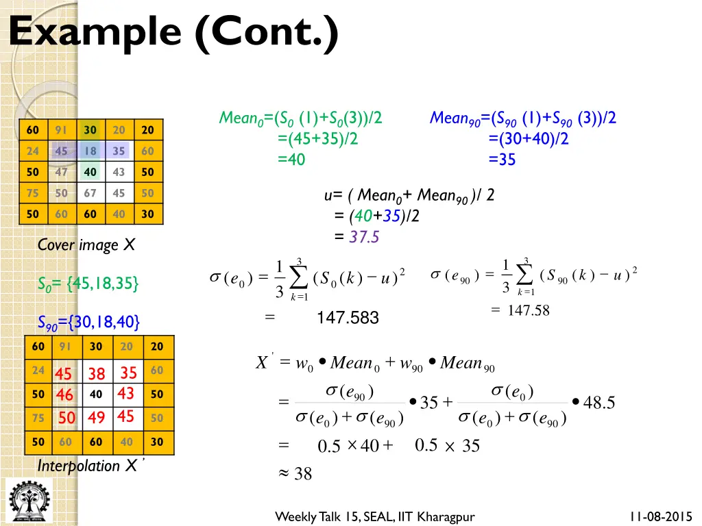example cont