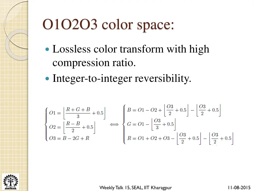 o1o2o3 color space