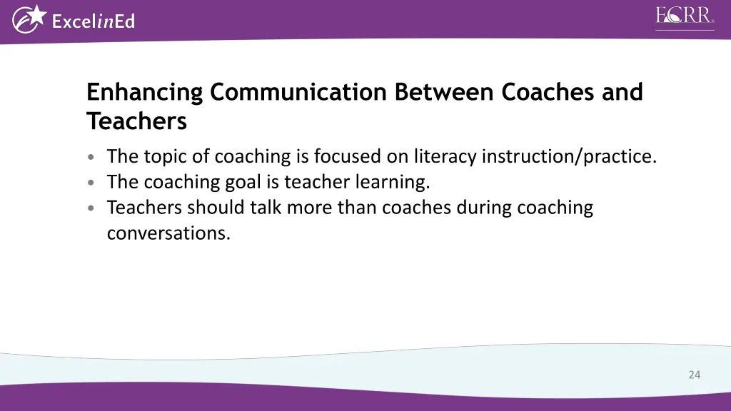 enhancing communication between coaches