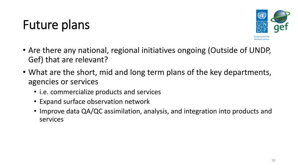 future plans future plans